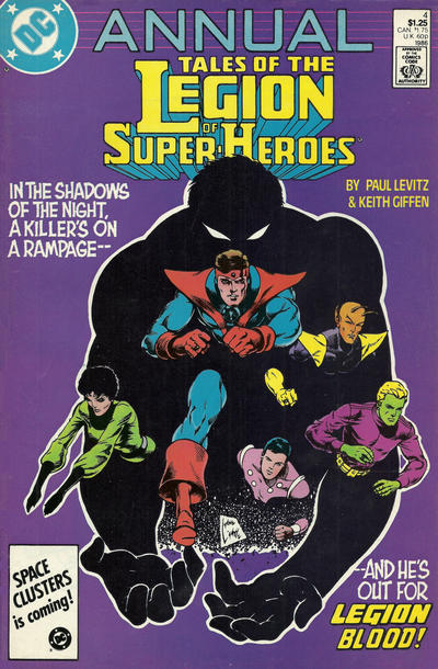Tales of the Legion of Super-Heroes Annual 1986 #4 Direct ed. - back issue - $3.00