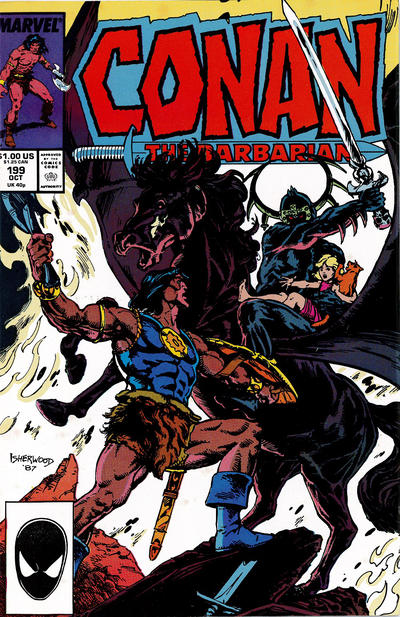 Conan the Barbarian 1970 #199 Direct ed. - back issue