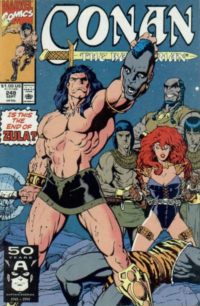 Conan the Barbarian 1970 #248 Direct ed. - back issue