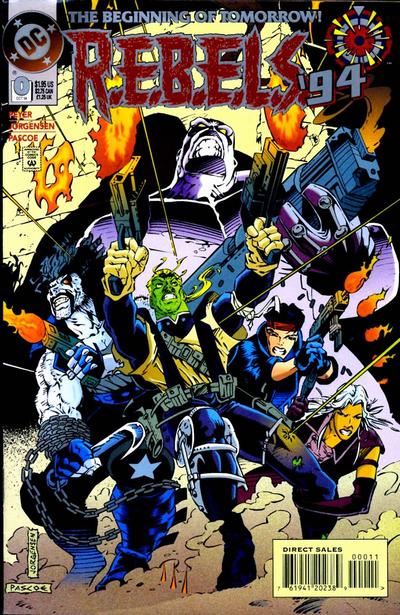 R.E.B.E.L.S. '94 1994 #0 Direct Sales - back issue - $2.00