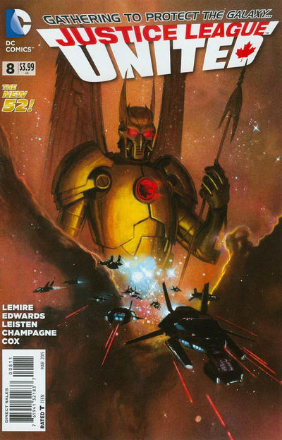 Justice League United 2014 #8 Direct Sales - back issue - $2.00