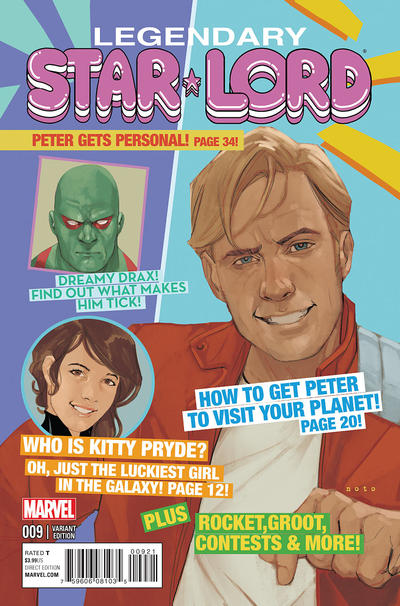 Legendary Star-Lord 2014 #9 Phil Noto Variant - back issue - $5.00
