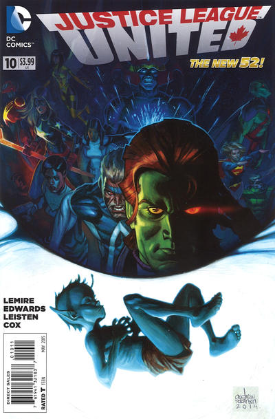 Justice League United 2014 #10 Direct Sales - back issue - $3.00