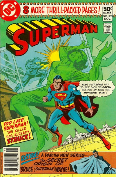 Superman 1939 #353 Newsstand ed. - back issue - $8.00
