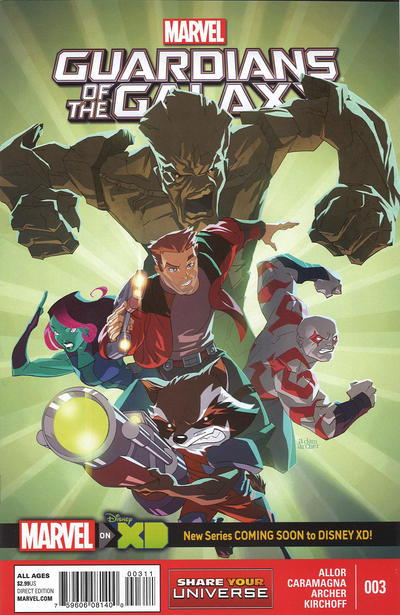 Marvel Universe: Guardians of the Galaxy 2015 #3 - back issue - $3.00