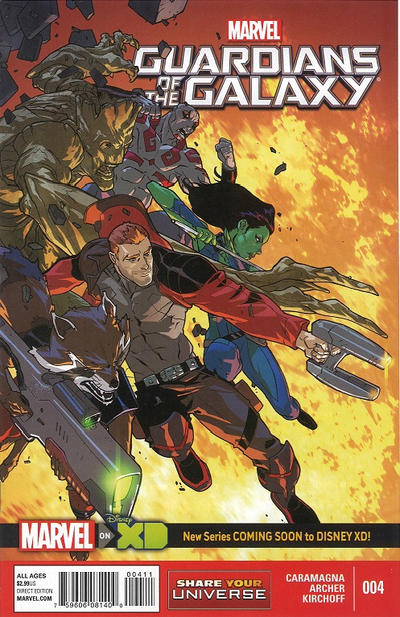 Marvel Universe: Guardians of the Galaxy 2015 #4 - back issue - $3.00