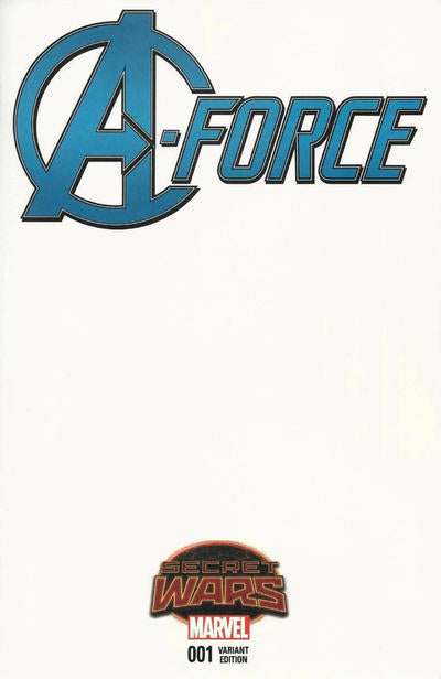 A-Force 2015 #1 Blank Cover Variant - back issue - $4.00