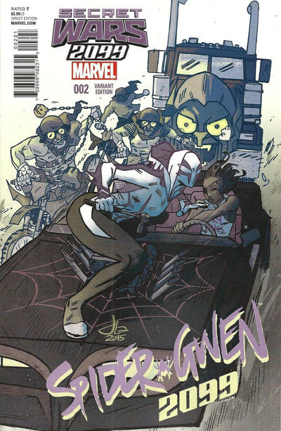 Secret Wars 2099 2015 #2 Jason Latour Spider-Gwen 2099 Variant - back issue - $9.00