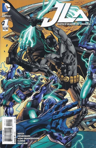 Justice League of America 2015 #1 Batman Cover - back issue - $3.00