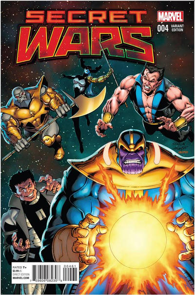 Secret Wars 2015 #4 Incentive Jim Starlin Variant - back issue - $5.00