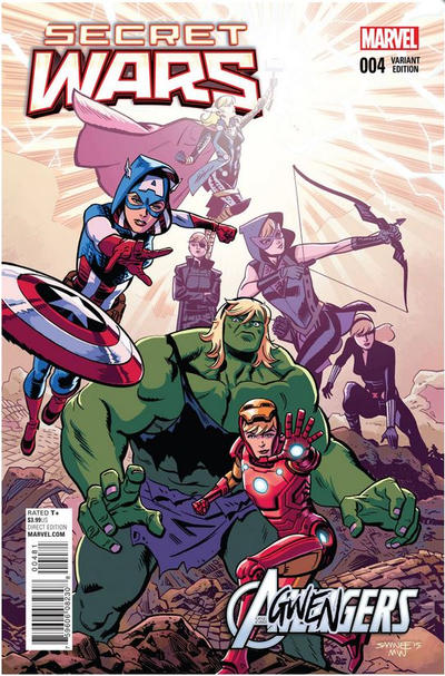 Secret Wars 2015 #4 Chris Samnee Agwengers Variant - back issue - $5.00