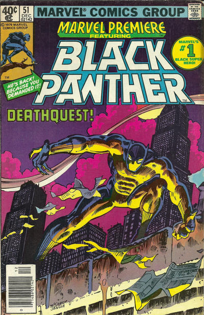 Marvel Premiere 1972 #51 Newsstand ed. - back issue - $10.00