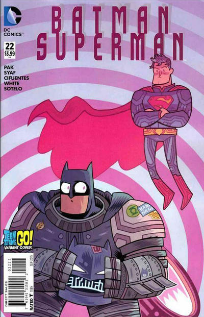 Batman / Superman 2013 #22 Dan Hipp Teen Titans Go! Cover - back issue - $3.00