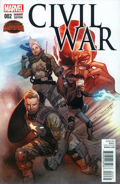 Civil War 2015 #2 Incentive Olivier Coipel Variant - back issue