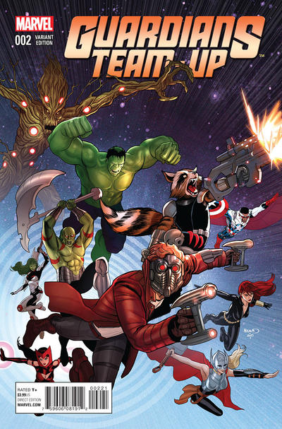 Guardians Team-Up 2015 #2 Incentive Paul Renaud Variant - back issue