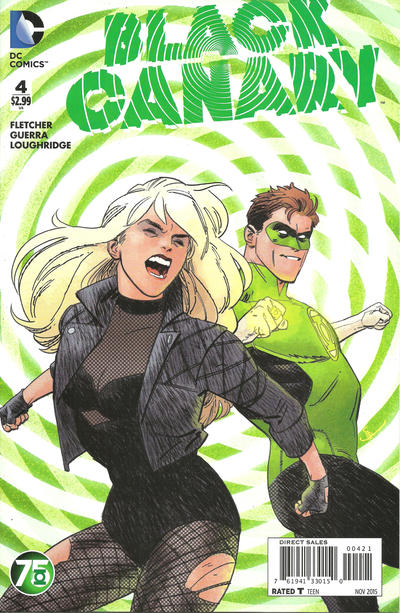 Black Canary 2015 #4 Green Lantern 75th Anniversary Cover - back issue - $2.00