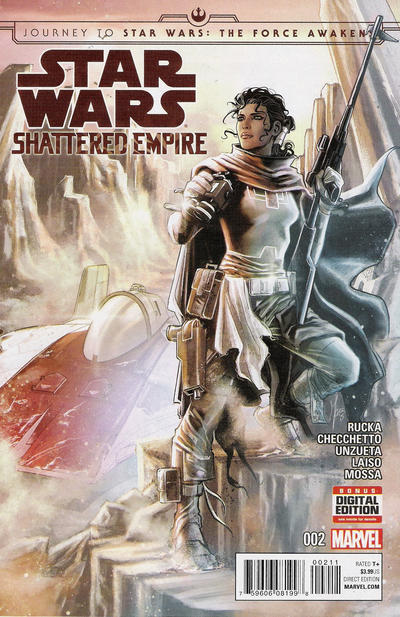 Journey to Star Wars: The Force Awakens - Shattered Empire 2015 #2 Marco Checchetto Cover - back issue