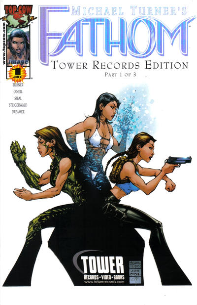 Fathom 1998 #12 Tower Records Variant Cover - back issue