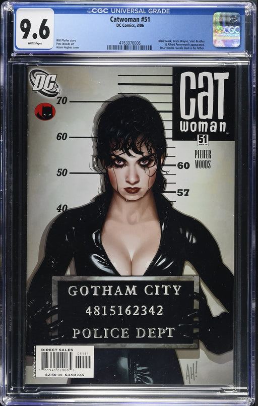 CGC UNIVERSAL GRADE 9.6 Catwoman 51 3/06 DC Comics