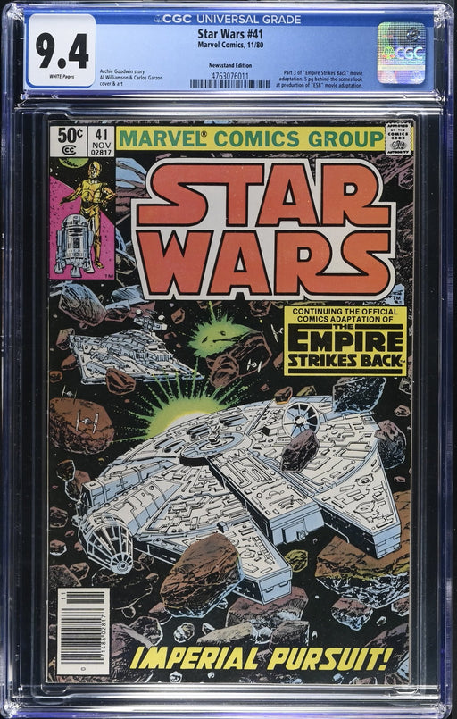 CGC UNIVERSAL GRADE 9.4 Star Wars #41 11/80