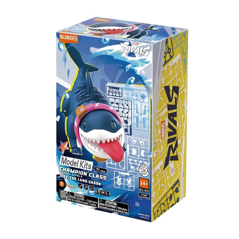 BLOKEES MARVEL RIVALS™ CHAMPION CLASS 12 JEFF THE LAND SHARK™ MODEL KIT