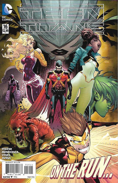 Teen Titans 2014 #16 Direct Sales - back issue