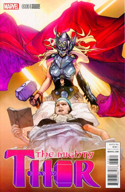 Mighty Thor 2016 #3 Incentive Simone Bianchi Variant - back issue - $6.00