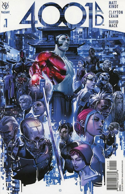 4001 A.D. 2016 #1 Cover A - Clayton Crain - back issue - $4.00