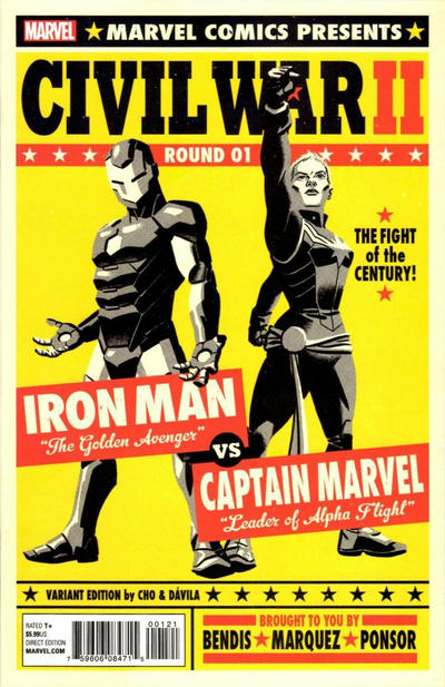 Civil War II 2016 #1 Incentive Michael Cho Variant - back issue - $6.00