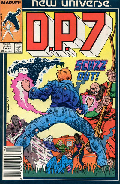 D.P. 7 1986 #5 Newsstand ed. - back issue