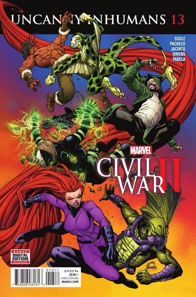 Uncanny Inhumans 2015 #13 - back issue