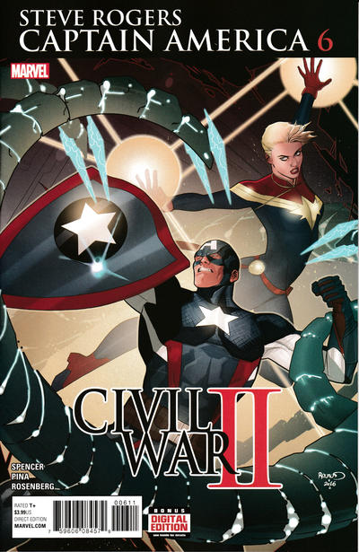 Captain America: Steve Rogers 2016 #6 Regular Cover - back issue - $4.00