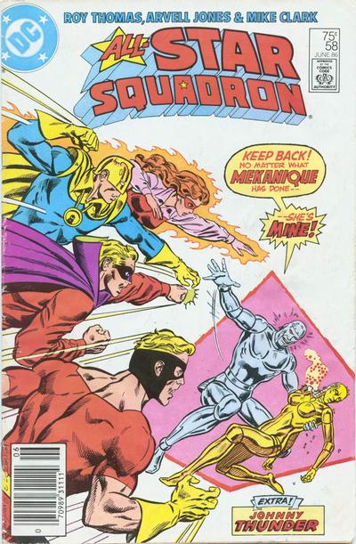 All-Star Squadron 1981 #58 Newsstand ed. - back issue - $4.00