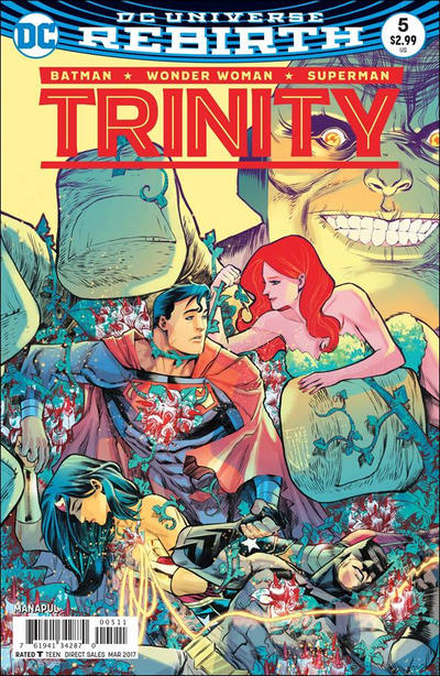 Trinity 2016 #5 Francis Manapul Cover - back issue - $3.00