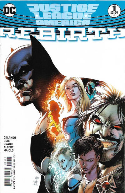 Justice League of America: Rebirth 2017 #1 Ivan Reis / Joe Prado Cover - back issue