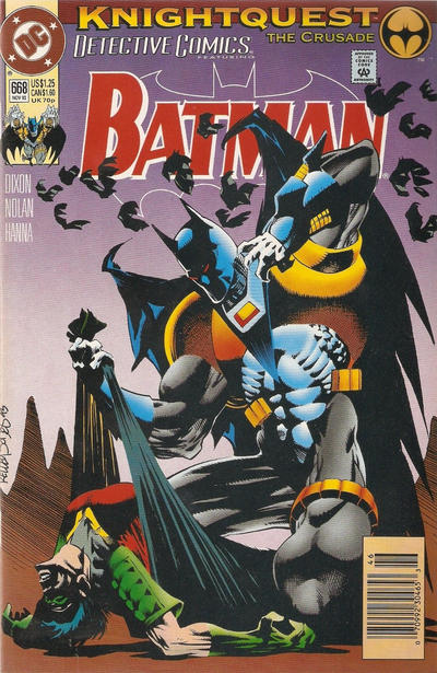 Detective Comics 1937 #668 Newsstand ed. - back issue - $2.00