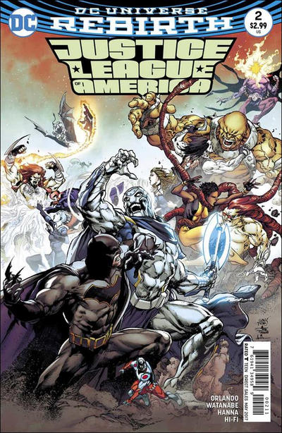 Justice League of America 2017 #2 Ivan Reis / Joe Prado Cover - back issue - $3.00