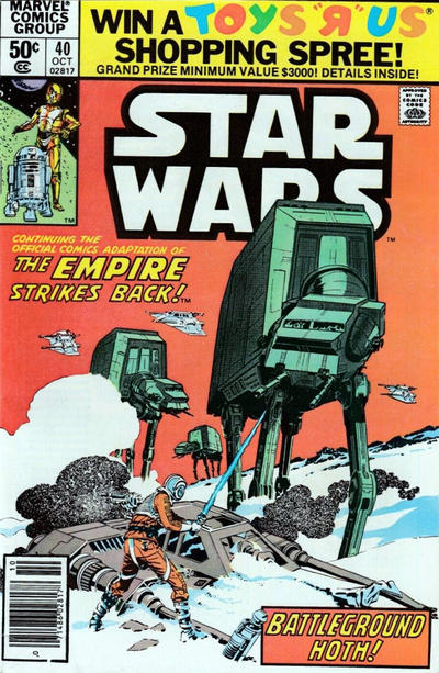 Star Wars 1977 #40 Newsstand ed. - back issue - $5.00