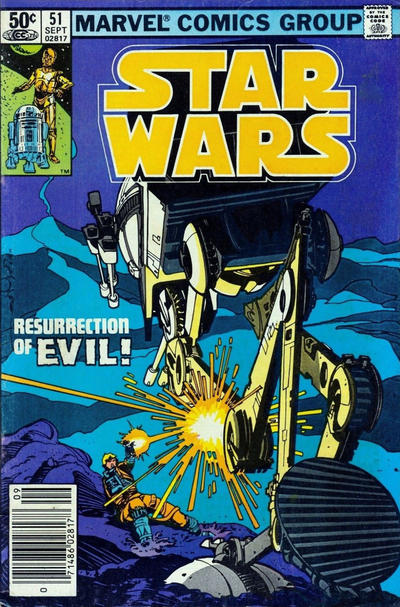 Star Wars 1977 #51 Newsstand ed. - back issue - $3.00