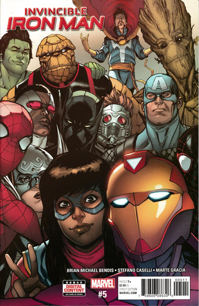 Invincible Iron Man 2017 #5 - back issue