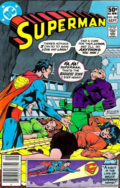Superman 1939 #363 Newsstand ed. - back issue