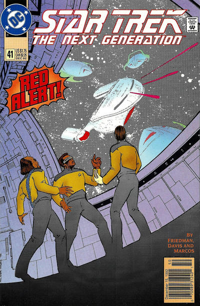 Star Trek: The Next Generation 1989 #41 Newsstand ed. - back issue - $3.00