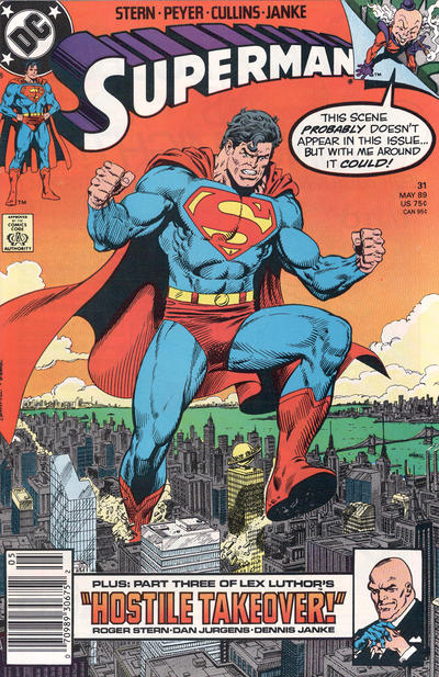 Superman 1987 #31 Newsstand ed. - back issue - $3.00