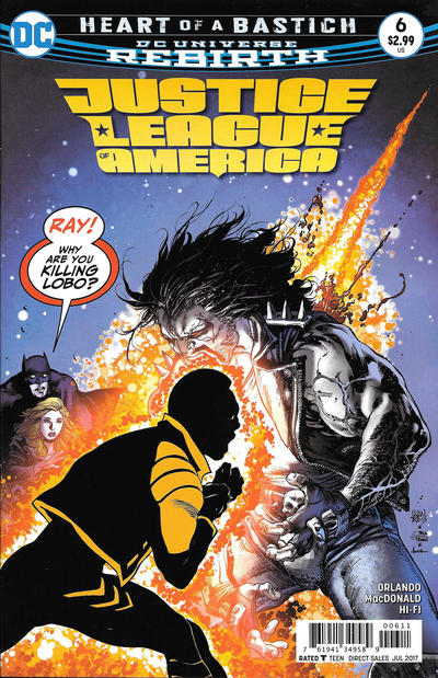 Justice League of America 2017 #6 Ivan Reis & Joe Prado Cover - back issue - $3.00