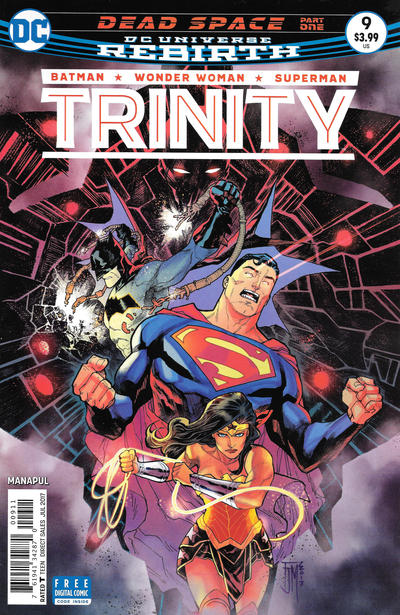 Trinity 2016 #9 Francis Manapul Cover - back issue - $3.00