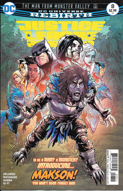 Justice League of America 2017 #8 Felipe Watanabe Cover - back issue