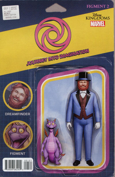 Disney Kingdoms: Figment 2 2015 #1 John Tyler Christopher Action Figure Dreamfinder and Figment - back issue - $4.00