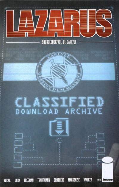 The Lazarus Sourcebook 2016 #1 - back issue - $1.00