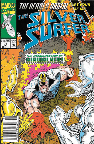 Silver Surfer 1987 #73 Newsstand ed. - back issue - $5.00
