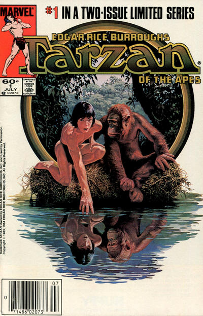 Tarzan of the Apes 1984 #1 Newsstand ed. - back issue - $9.00